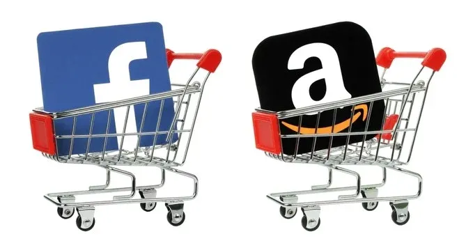 Facebook ו-Amazon - חברות מובילות
